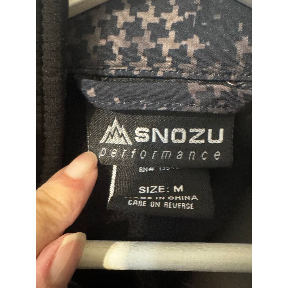 Snozu Performance‎ Men's Ski Jacket Black Dark Red Accent Size M - Picture 12 of 12